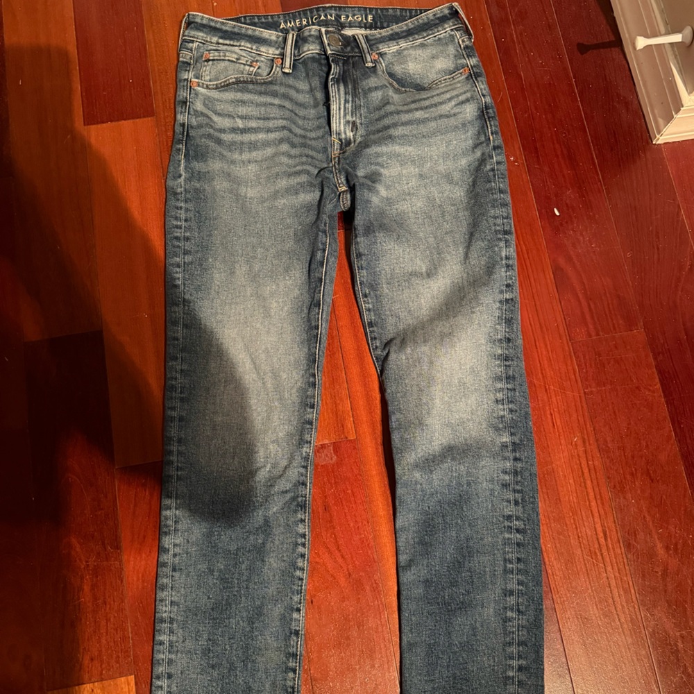 Men's Blue Jeans - American Eagle Airflex+